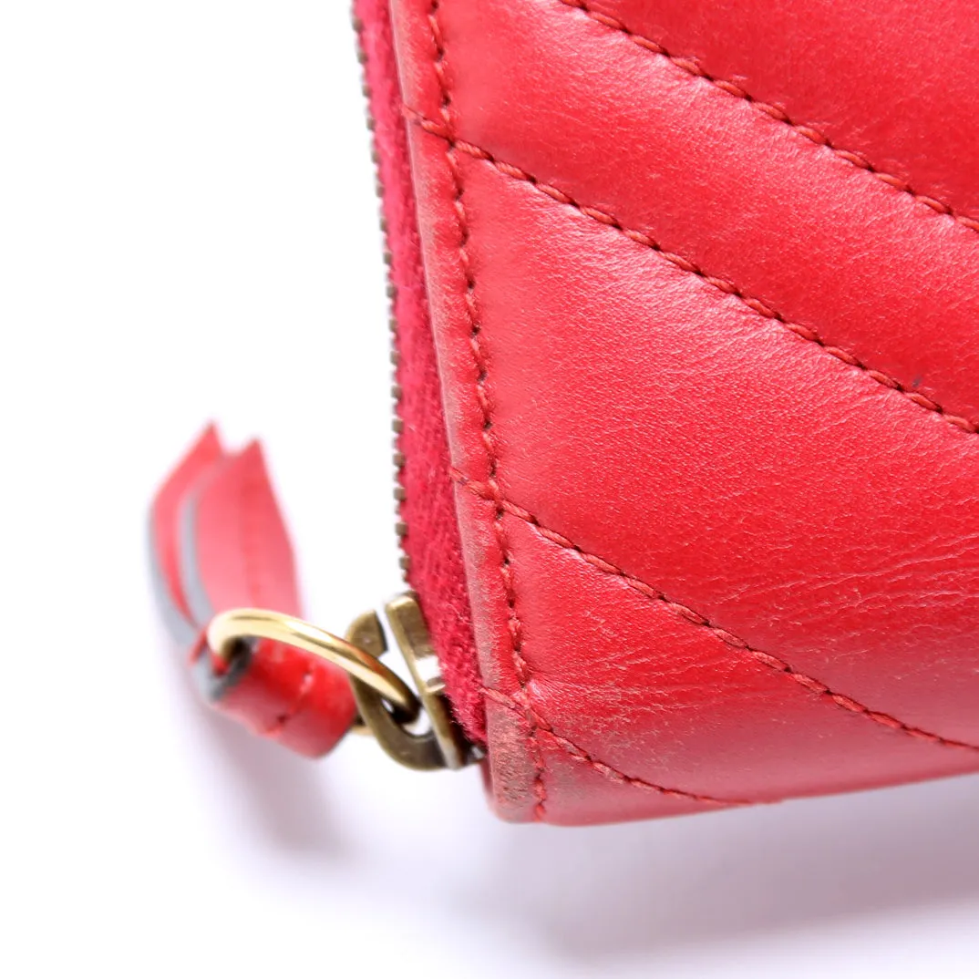 474814 GG Marmont Zip Around Organizer Wallet