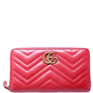 474814 GG Marmont Zip Around Organizer Wallet