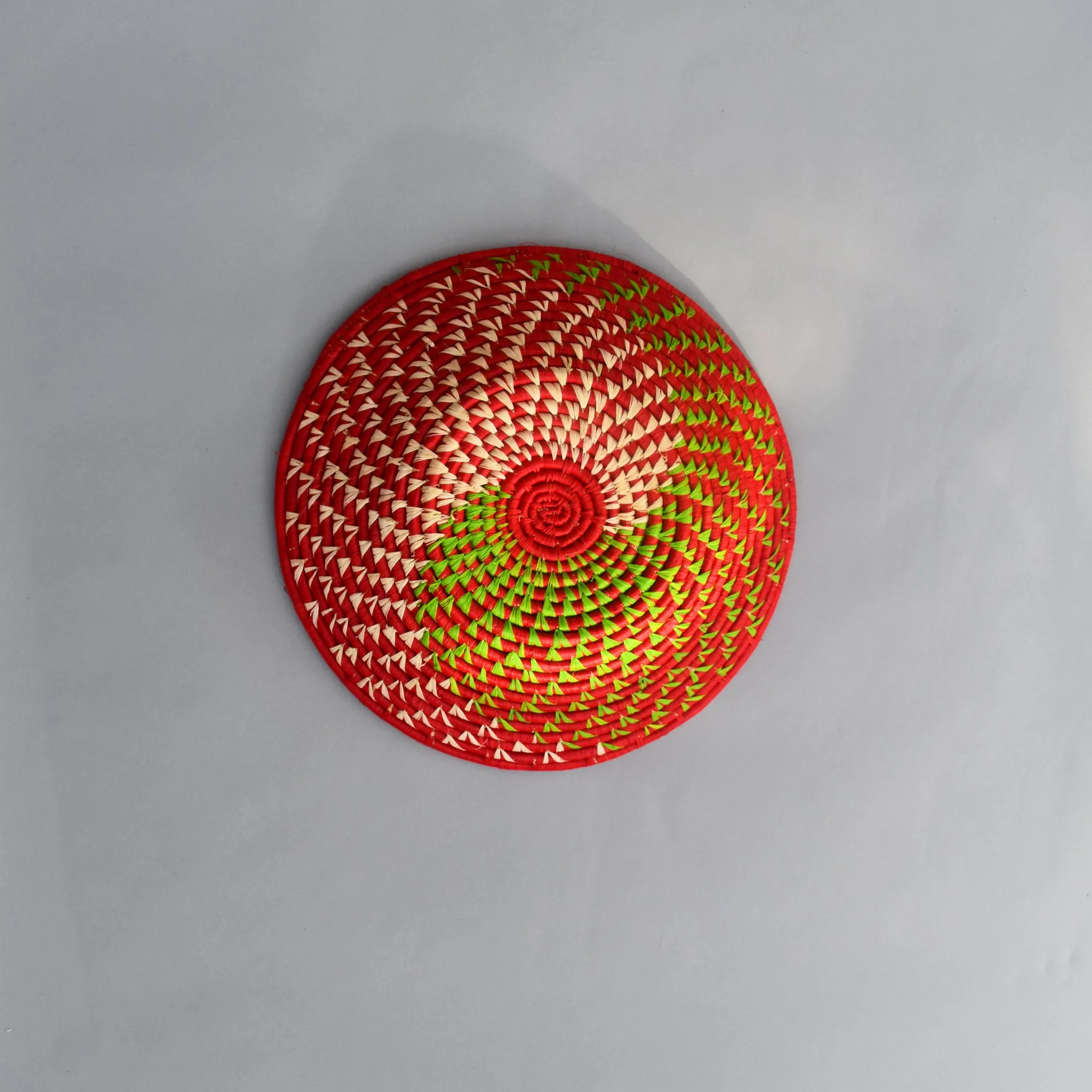 African Hanging wall basket- Straw Basket 1- Large