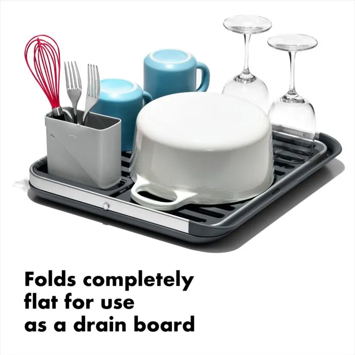 Aluminum Folding Dish Rack by OXO