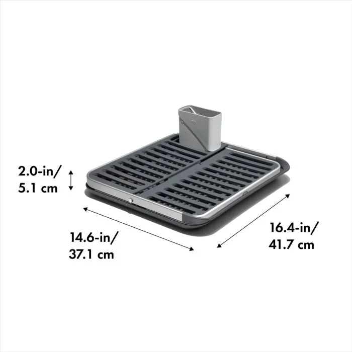 Aluminum Folding Dish Rack by OXO