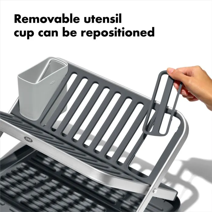 Aluminum Folding Dish Rack by OXO
