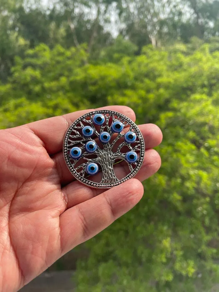 BLUE BEADS Home & Decor Magnets Multi Design Turkish Evil Eye Fridge Magnet Refrigerator Good Luck Sticker Decorative Things & Car Accessories (Any Design Pack of 5 Pcs Magnets)