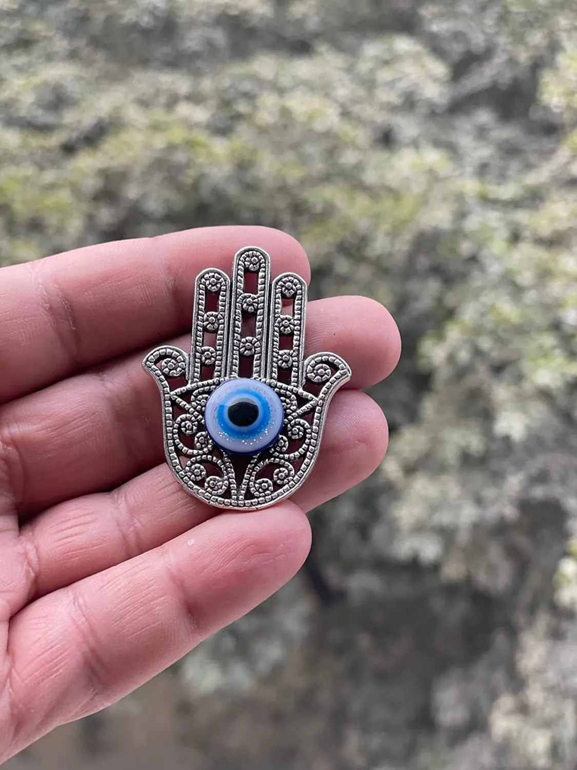 BLUE BEADS Home & Decor Magnets Multi Design Turkish Evil Eye Fridge Magnet Refrigerator Good Luck Sticker Decorative Things & Car Accessories (Any Design Pack of 5 Pcs Magnets)