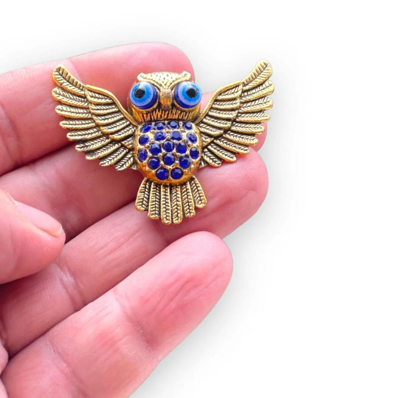 BLUE BEADS Home & Decor Magnets Multi Design Turkish Evil Eye Fridge Magnet Refrigerator Sticker Good Luck & Protection Unique Souvenir Items Home and Office Decorative Things & Car Accessories (Any Design Pack of 4 Pcs Magnets)