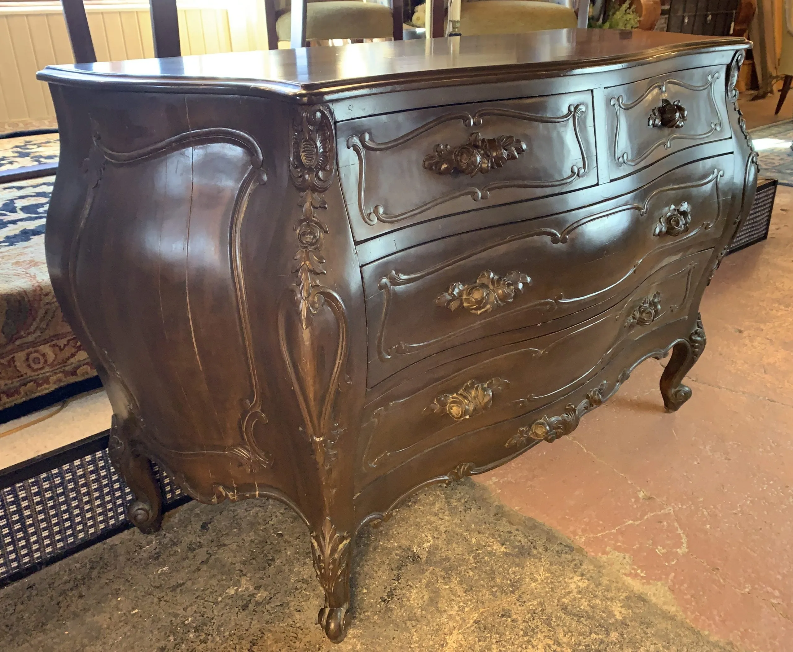 Bombay Wood, Cabinet, Four Drawer