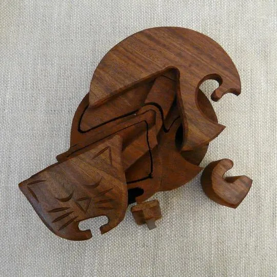 Cat Puzzle Box