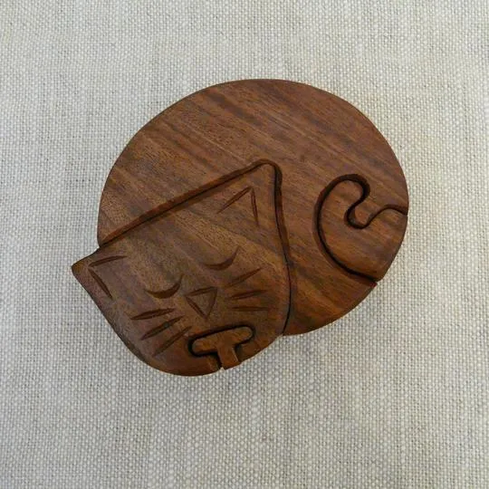 Cat Puzzle Box