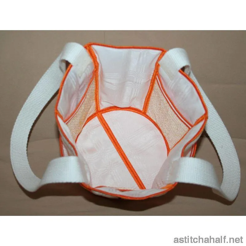 Fuzzy Bucket Tote P Q R