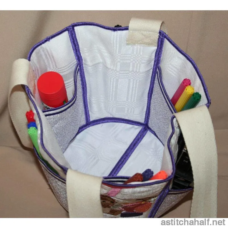 Fuzzy Bucket Tote S T U