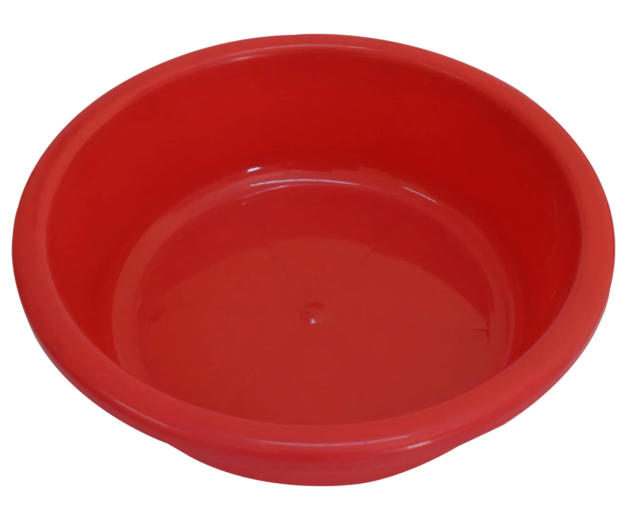 Heart Home Multiuses Plastic Knead Dough Basket/Basin Bowl For Home & Kitchen 6 Ltr- Pack of 2 (Yellow & Red) 52HH3840