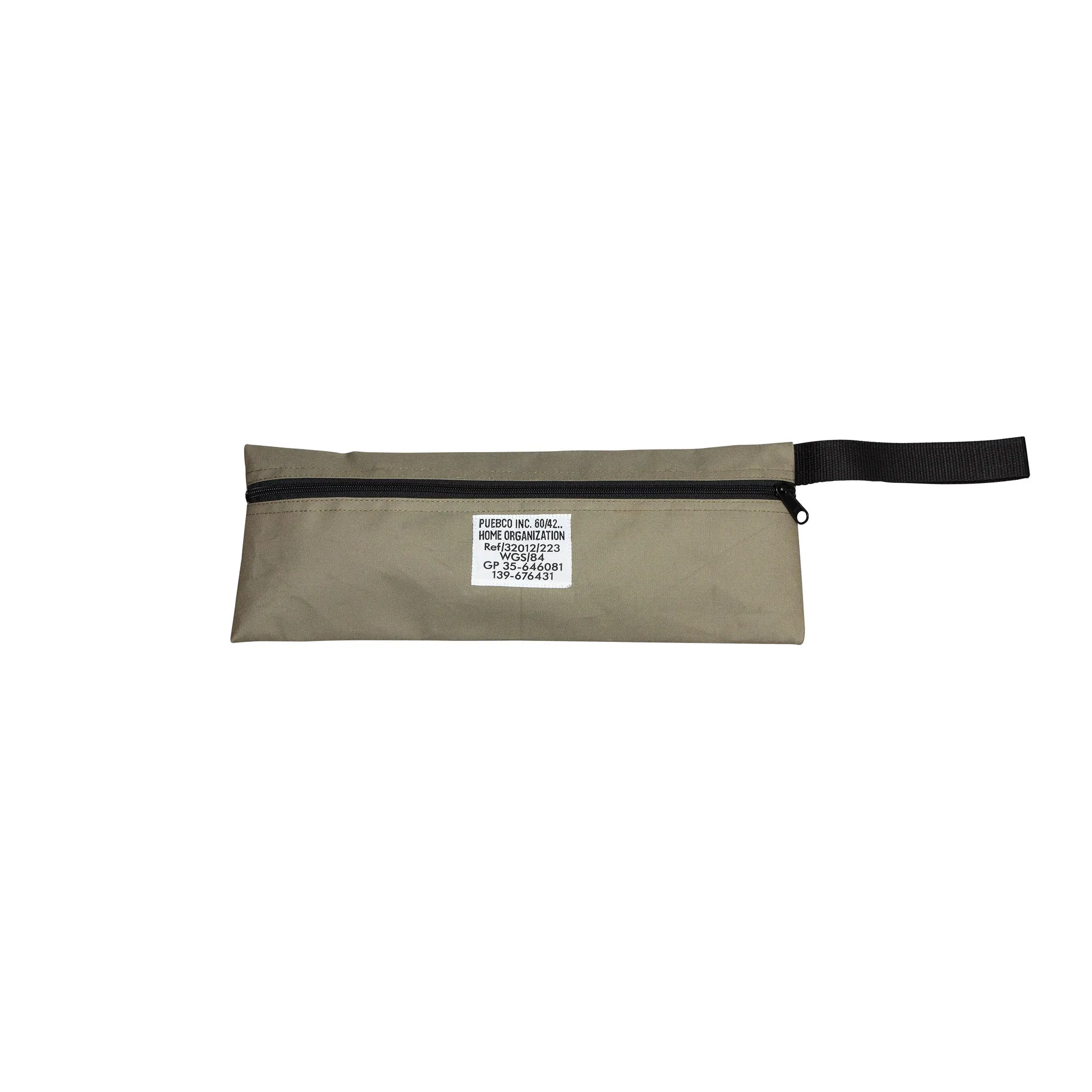 LAMINATED FABRIC POUCH - LONG