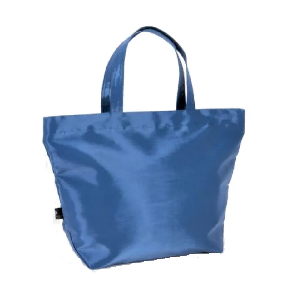 NUNO Tote: "Coal" (Medium, Peacock Blue)
