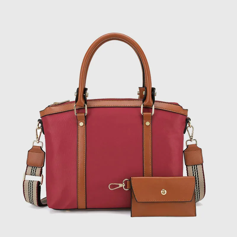 Top-Handle Bag For Women Soft Oxford Portable Shoulder Bag